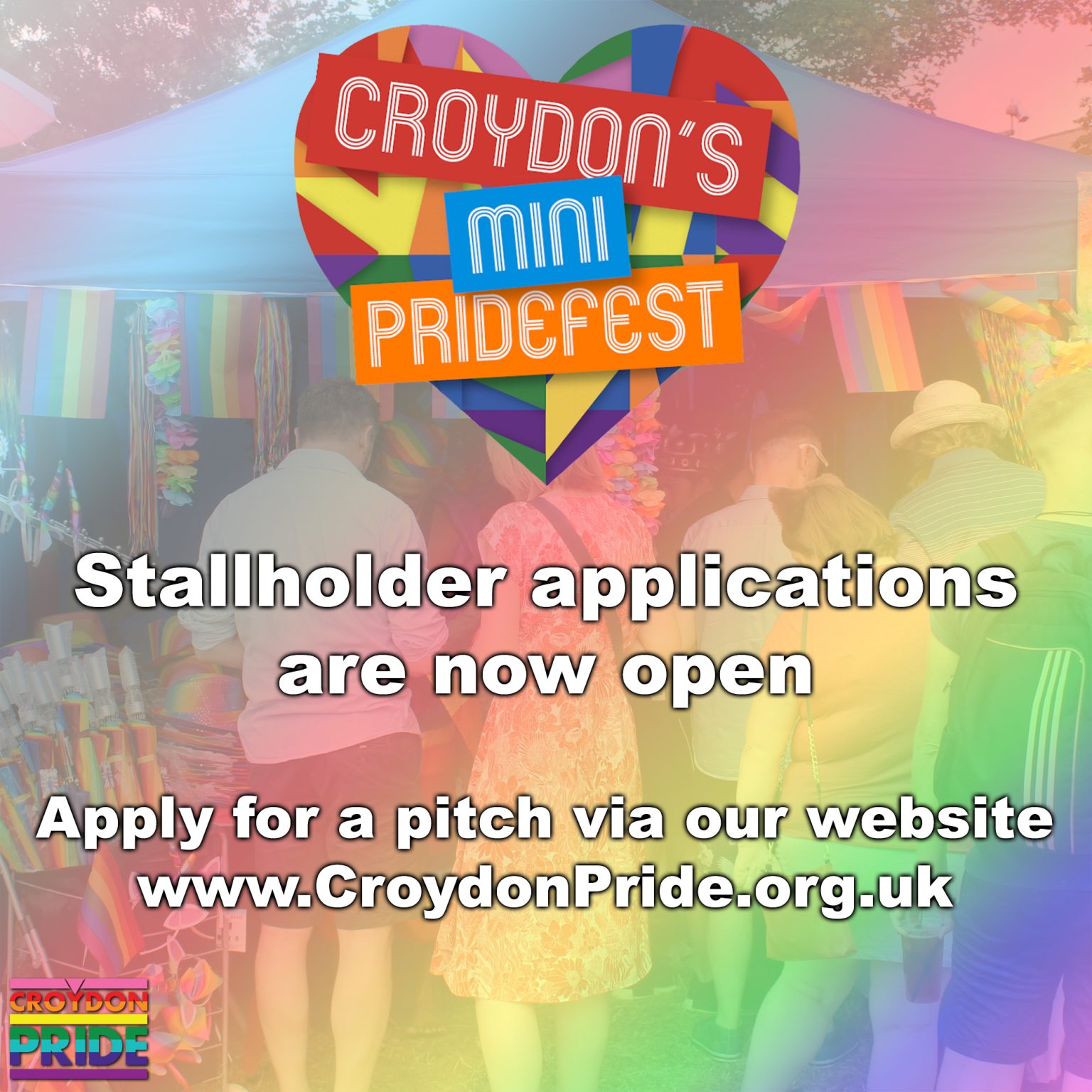 Stallholder applications now open - Croydon Pride